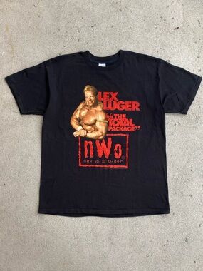 1998 Vintage nWo Alex Luger Wrestling Tee Shirt